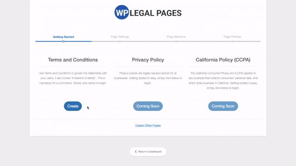 WPLegalPages - Terms & Privacy Policy Wizard